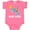 Hot Pink, variant on Inktastic Naples Florida Vacation Boys or Girls Baby Bodysuit