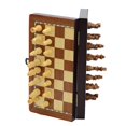 thumbnail image 3 of Juego de ajedrez de madera, juego de tablero de ajedrez magnético con 2 reinas adicionales (2 en 1), tablero plegable, juego de tablero de ajedrez de viaje potable para principiantes, 3 of 5