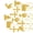 Gold, variant on SDFGTstore Spirals Decoration For Celebration Embellishments Decorative Crosses Doves Streamers