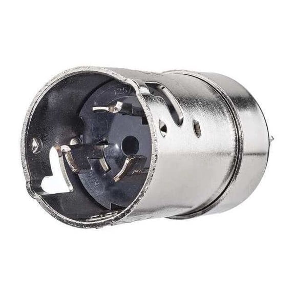 Bryant Locking Plug,Silver,125/250VAC,50A 6365CR