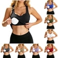 thumbnail image 7 of qucoqpe Summer Ribbed Tank Tops for Women Fashion Casual Slim Fitted V-Neck Sleeveless Built-in Bra Blouses Trendy Solid Color Shirts, 7 of 7