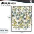 thumbnail image 4 of Stupell Industries Contemporary Hanging Layered Botanicals Gray Framed Giclee Art, 11 x 14, by Marcus Prime, 4 of 8