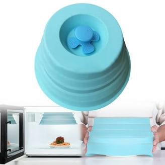 Vented Microwave Splatter Cover, inch, Collapsible Silicone