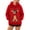 4-Red, variant on LYXSSBYX Women's Fleece Hoodie with Pet Pouch Christmas Cat Dog Carrier Sherpa Pullover Sweatshirt