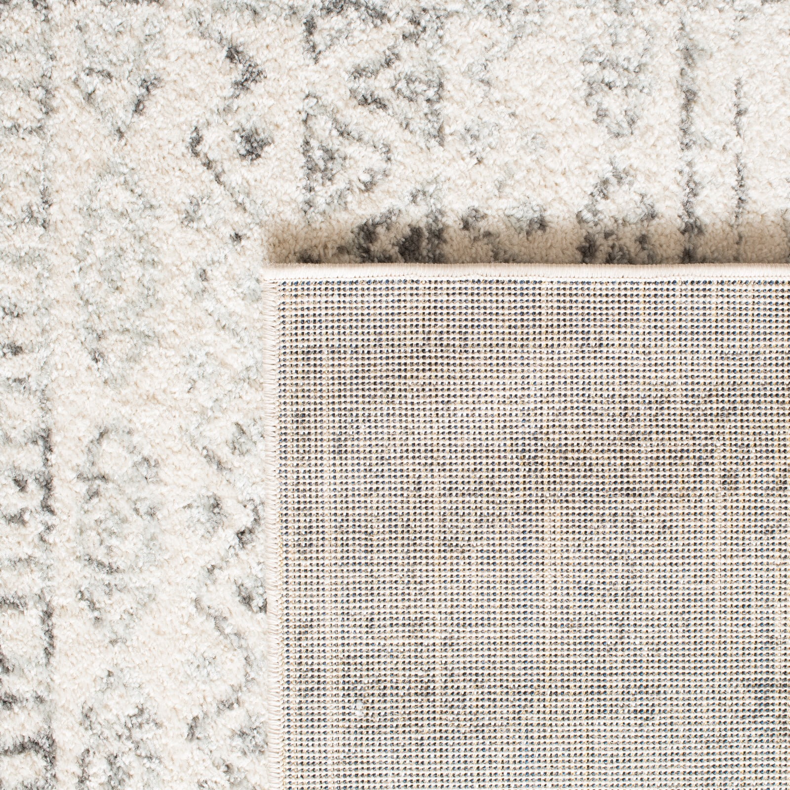 SAFAVIEH Tulum Flint Distressed Southwestern Area Rug, Ivory/Grey, 8' x 10'