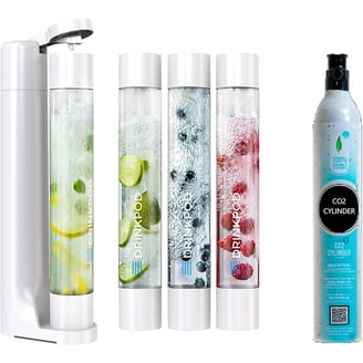 Drinkmate Sparkling Water and Soda Maker Bundle, Carbonates ANY