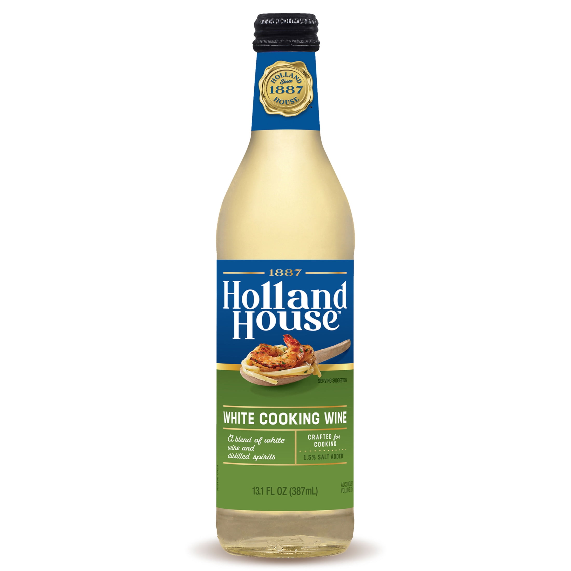 (6 pack) Holland House White Cooking Wine, 13 fl oz, 13.0 Servings per Container