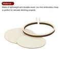 thumbnail image 4 of 10Pcs Mini Embroidery Hoop Tiny Round Cat Cross Stitch Hoops Small Wood Ring Circle for Pendant Keychain, 4 of 6