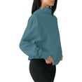 thumbnail image 6 of Uootdi Women Fall Clothes Womens Oversized Turtleneck Long Sleeve Solid Color Sweatshirts Pullover Hoodies Tops Trendy, 6 of 10