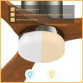 thumbnail image 2 of Trifecte 52" Modern LED Smart Ceiling Fan with Light and Remote Compatible with Smart App, 2 of 10