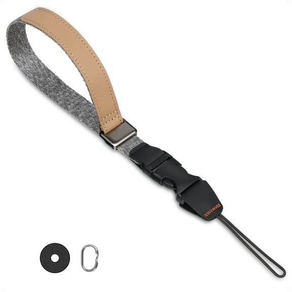 SUNYA Camera Wrist Strap with Quick Release Buckle. Sturdy Nylon Rope Hand Strap Compatible for DSLR or Mirrorless Camera