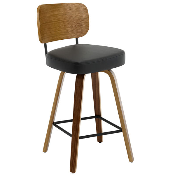 Wooden Back / Black