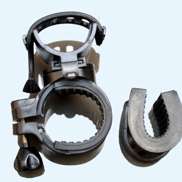 Speravity Soporte para linterna de bicicleta, soporte para manillar de bicicleta de montaña giratorio de 360 grados, soporte para linterna Gafas de moto