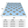 thumbnail image 3 of Balery Terrier Manta de Felpa Suave y Acogedora – Cobija de Franela Aterciopelada para Cama, Lavable y Cálida para Sofá, Mascotas, Transpirable-60"x50", 3 of 7