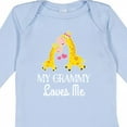 thumbnail image 4 of Inktastic Grammy Loves Me Giraffe Boys or Girls Long Sleeve Baby Bodysuit, 4 of 5