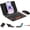 black+orange, variant on Magnetic Detachable 7-Color Backlit Keyboard Case White, iPad Mini 6/7 8.3-inch