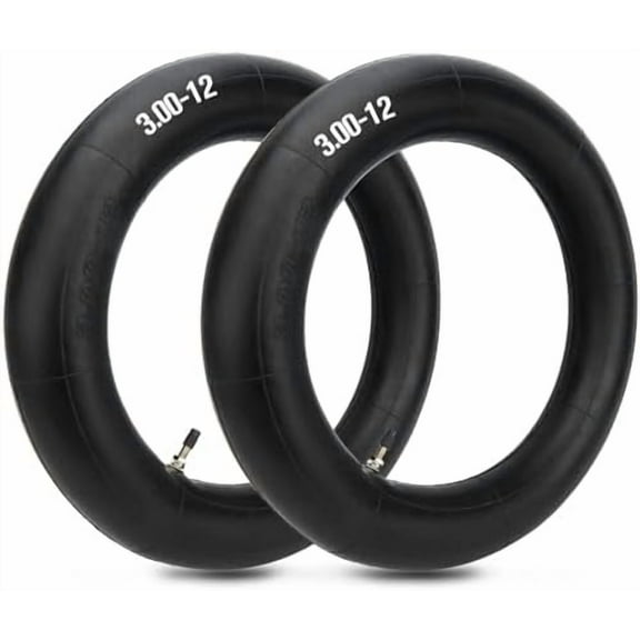 2 Pack 3.00/3.50-12" Dirt Bike Inner Tubes,(80/100-12) 12" Heavy Duty Mini Dirt Bike Inner Tube Compatible with Honda CRF50/XR70,Kawasaki KLX 110,and Yamaha TTR90/TTR110$$Vehicle Parts & Accessories