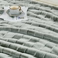 thumbnail image 7 of Home Soft Things Brick Textured Faux Fur Throw Blanket with Micromink Back, Luxury Soft Cozy Fluffy Fluzzy Plush Throw, 60x70 inches, Grey, 7 of 7