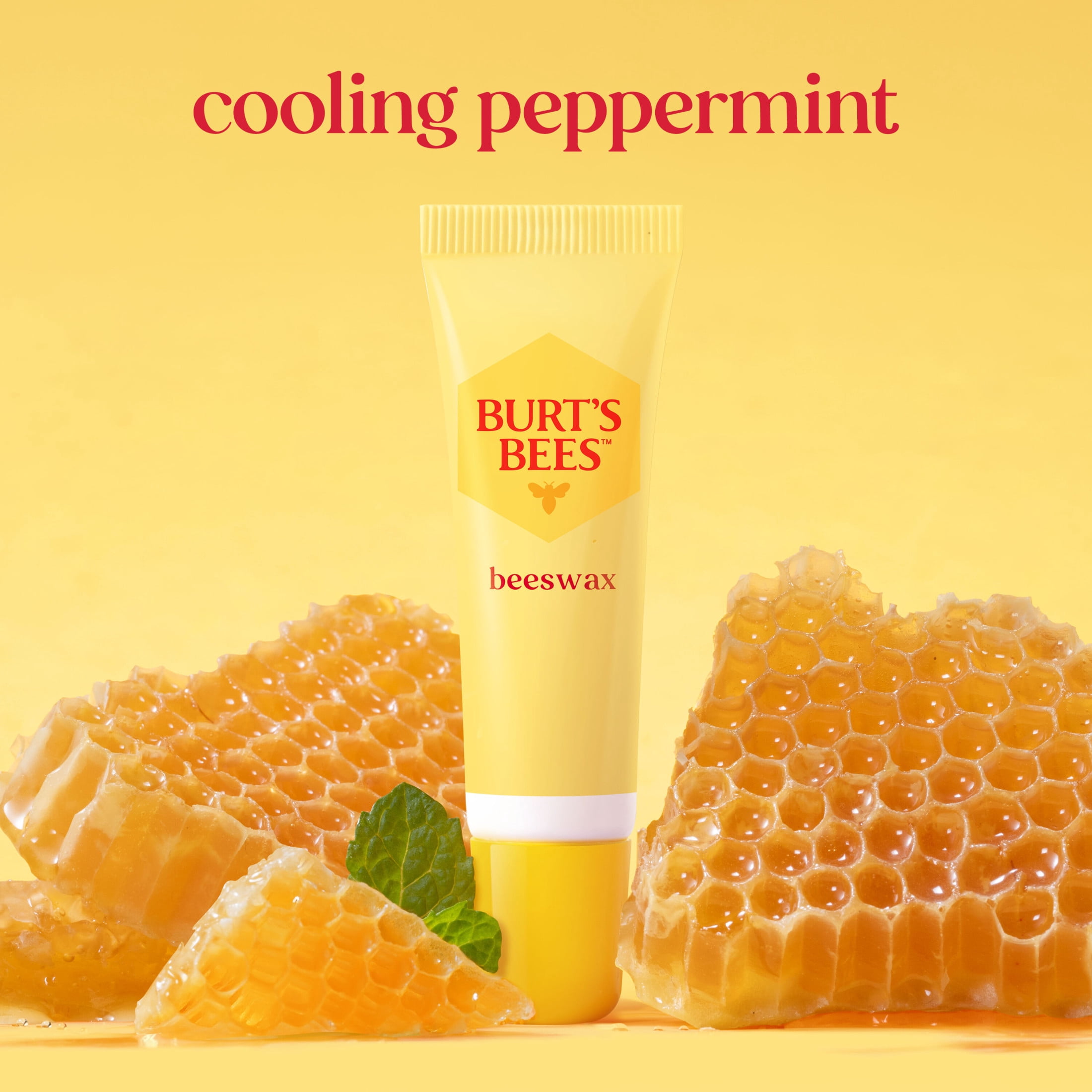 Burt's Bees 24-Hour Hydrating 100% Natural Origin Lip Balm, Peppermint