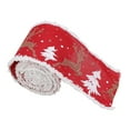thumbnail image 1 of Xmas Ribbon Durable Crafting Decorative Ribbon for Weddings Bow Making Party, 1 of 9