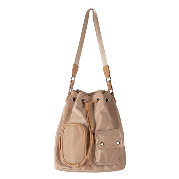 Bolso Bandolera para Mujer Bolsos Casuales Bolsos Hombro (Beige)