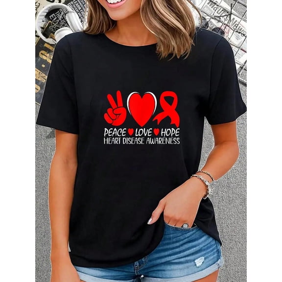 Heart Disease Awareness Hope T-Shirt T-Shirt