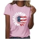 thumbnail image 2 of Haivin Women T Shirts Pleated Short Sleeve Tops Business Casual Dressy Blouses, 2 of 5