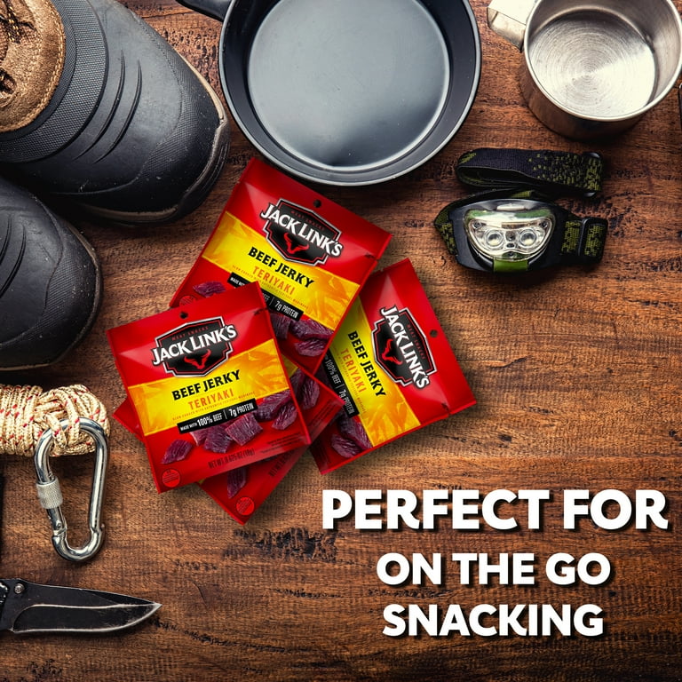 Free Shipping! Jack Link's Beef Jerky 20 Pack, Teriyaki Flavor