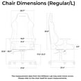 thumbnail image 5 of DXRacer Drifting Series Gaming Chair - Ergonomic Office Chair with Lumbar Pillow & Adjustable Headrest - Reclining PC Computer Gaming Chair Recliner For Adults Teens, Regular L, 5 of 10