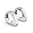 thumbnail image 3 of Krator Chrome Turn Signal Fork Clamp Kit 41mm Compatible with Harley Davidson Road Glide Custom Ultra, 3 of 5