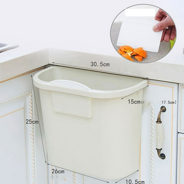 SHUDAGENG Garbage Can Kitchen Door Trash Hanging Garbage