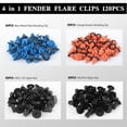 thumbnail image 2 of LTS EMIRA 120Pcs Fender Flare Clips, Retainer Fastener Rivets for Bumper Fender Liner 90189-06065 Compatible with Toyota 4Runner Tacoma RAV4 Replace 75495-35010 75397-35010 90189-06013, 2 of 7