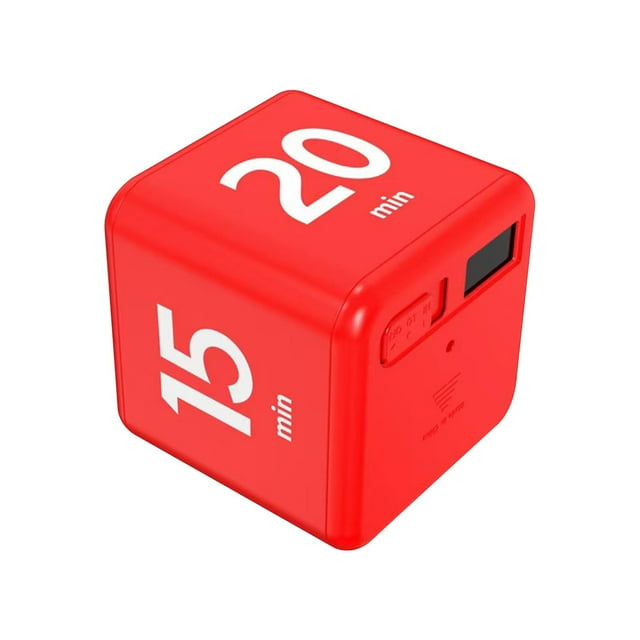 Block Timer For Management And Countdown Settings Sensing Flip Timer Student Alarm Clock Electronic Timer Management Learning