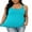 Aqu, variant on Sociala Plus Size Square Neck Slim Camisole For Women Adjustable Straps Stretch Tank Tops