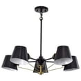 thumbnail image 4 of 60/7385 Nuvo Lighting Baxter - 5 Light Chandelier In Impressionable Style-7 Inches Tall and 28 Inches Wide     -Traditional Installation, 4 of 5