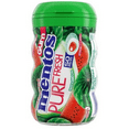 thumbnail image 2 of Mentos WATERMELON Sugar-Free Chewing Gum with Xylitol 50 Piece Bottle 3.53Oz., (Pack Of 2), 2 of 5