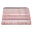 thumbnail image 4 of Organizador de almacenamiento a prueba de polvo, compartimento acrílico rosa, textura de mármol, accesorios para pestañas, 4 of 8