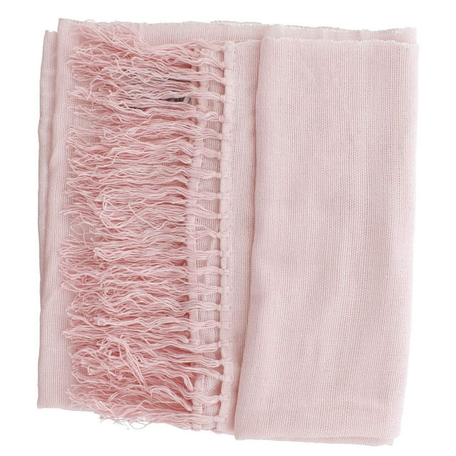 Châle en Bambou Pur Rose Clair