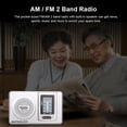 thumbnail image 4 of INDIN BC-R2048 Mini AM FM Radio Receptor de radio de 2 bandas Radio de bolsillo portátil Altavoz inc INDIN Equipo de radio, 4 of 7