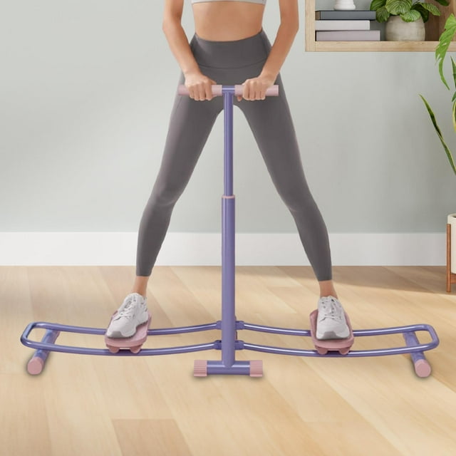 DYNWAVECA Leg Exercise Equipment Foldable Workout Equipment Sturdy Slimming Leg Device with Tubing