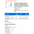 thumbnail image 2 of Power Window Regulator and Motor Assembly 1 - Compatible with 2001 - 2003, 2005 - 2006 GMC Sierra 1500 HD Crew Cab Pickup 4-Door 6.0L V8 GAS 2002, 2 of 2