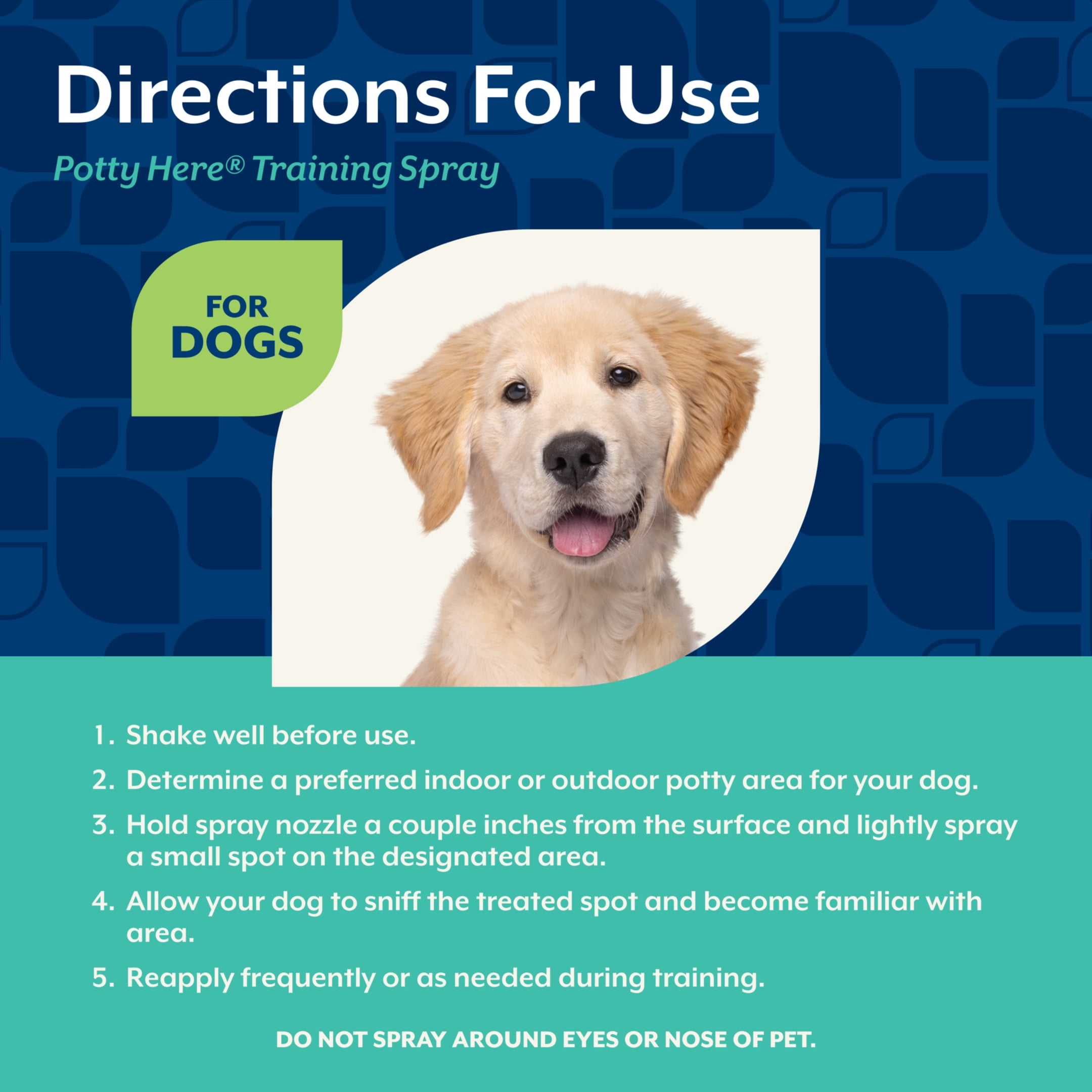 NaturVet Potty Here Training Spray for Dogs, 8 fl oz