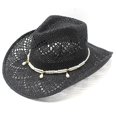 thumbnail image 5 of XIAOCHA Women's Sparkly Cowboy Hat Shapeable Brim Rodeo Beach Sun Hat,Khaki, 5 of 8
