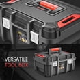 thumbnail image 4 of Set de cajas de herramientas DNA MOTORING, organizador portátil con cerradura, 4 of 6