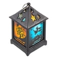 thumbnail image 1 of Lámpara De Linterna De Halloween Luz De Decoración De Halloween Retro Luz De Vela Sin Llama Luz Colgante Alimentada Por Batería Para El Hogar Jardín Fiesta Paisaje Mercado Castillo / Calabaza sonducket HA026596-04, 1 of 7