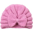 thumbnail image 2 of Dalrosia Baby Hats Knot Headwraps Knit Turbans Soft Head Wrap Toddler Kids Nursery Beanie Cap, 2 of 2