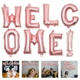 thumbnail image 4 of Miangastore Welcome Balloons Decorative Foil Balloons Rose Gold 1 Set 16 Inches, 4 of 8