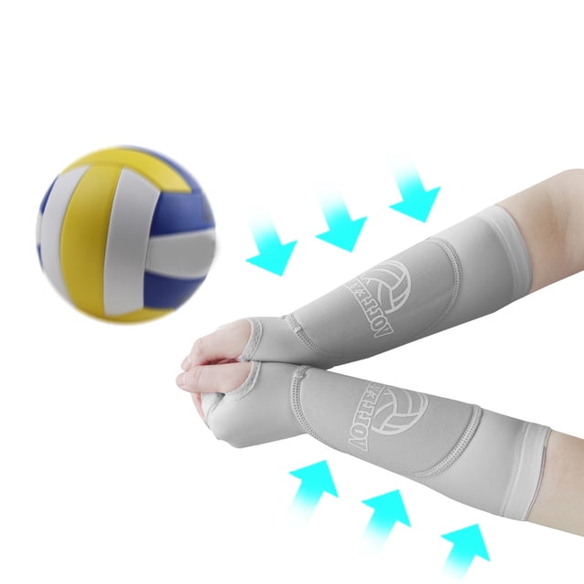 Volleyball Arm Protector For Women Breathable Protective Sleeves Padding For Basketball Tennis Training Sports Gear