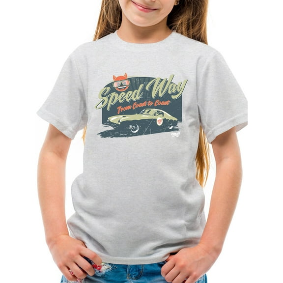 Speedway Classic - Retro Racing Car Graphic Youth's T-shirt
