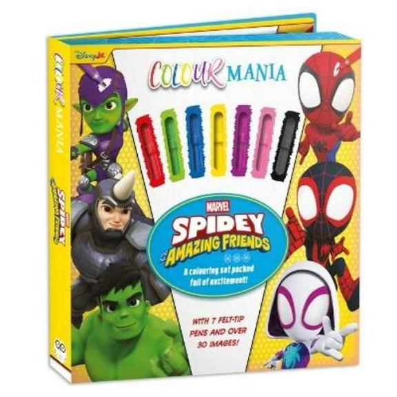 Marvel Spidey and his Amazing Friends: Colourmania (Paperback)
